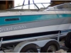Motorboat on a trailer