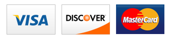 Visa, Discover and Mastercard Logos